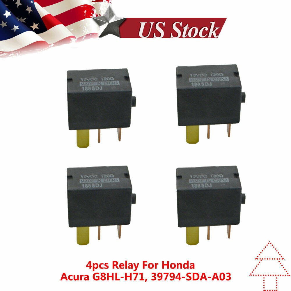 4pcs New For Relay 39794-SDA-A03 G8HL-H71 for Honda Accord A/C Heater Compressor