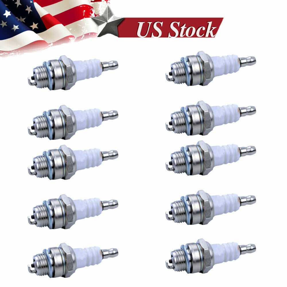 Set of 10 CJ8, 843 Spark Plug Replaces BM6A, 5921; WS8E 7543