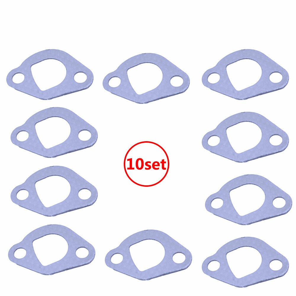 10 Muffler Exhaust Gasket Fit Honda GX110 GX120 GX160 GX200 5.5HP 6.5HP Engines