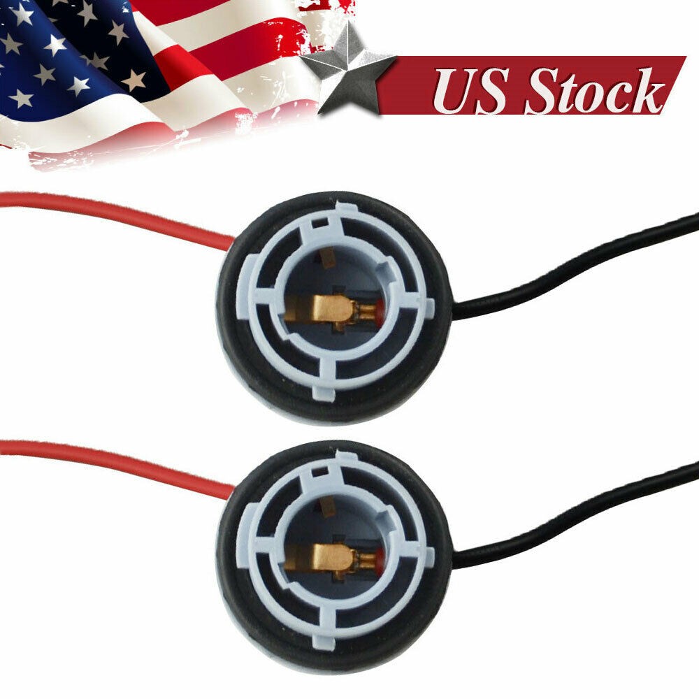 1156/7506/BA15S LED Bulbs Socket Harness Plugs For Car Turn Signal/Brake Lights