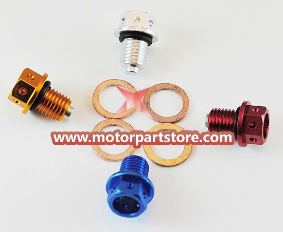 Oil Drain Bolt with magnetism for 50cc-125cc ATV