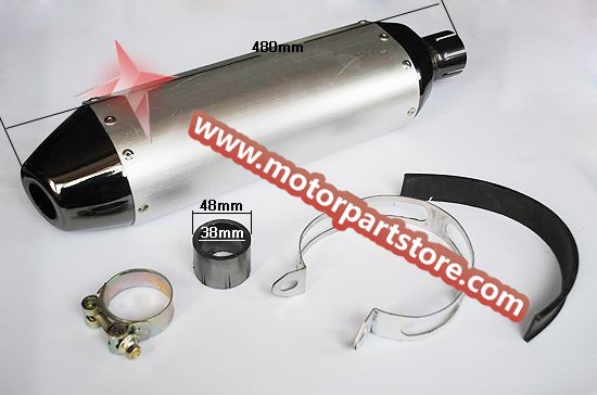 The muffler fit for 150cc-450cc dirt bike