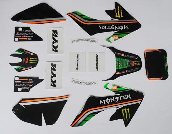 DIRT BIKE 3M GRAPHICS FOR CRF50 DECAL STICKER