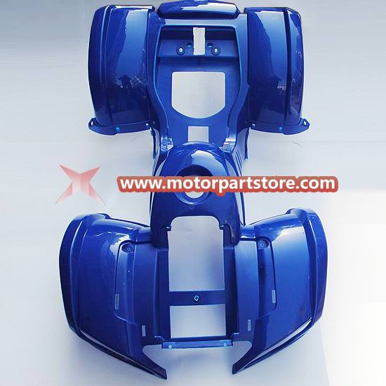 Hot Sale Blue Fender Plastic Cover Set For 110cc 125cc Atv