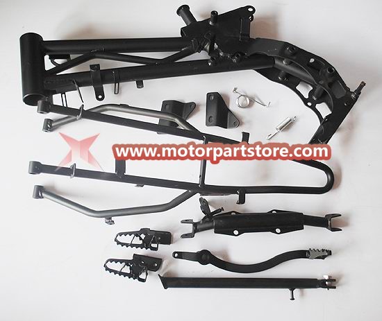 New Black Single Frame Kit For Crf Dirt Bike