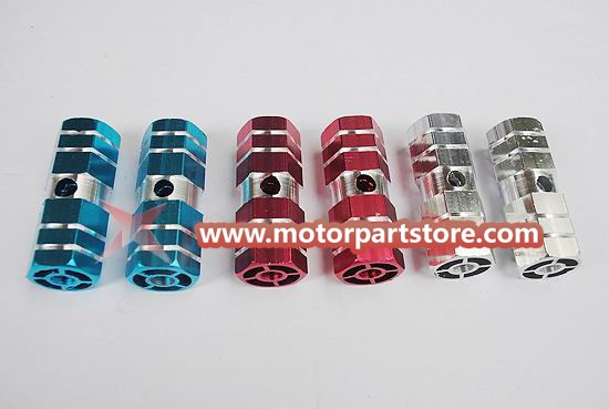 New style CNC footpeg for pocket bike