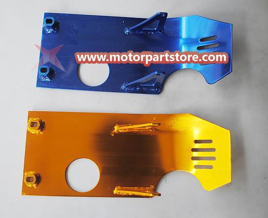 CNC engine bash plater for dirt bikes