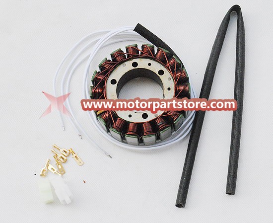 Magneto stator coil