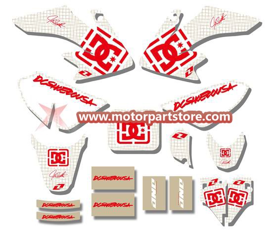 3M GRAPHICS STICKERS HONDA CRF50 CRF50F 2004-2012