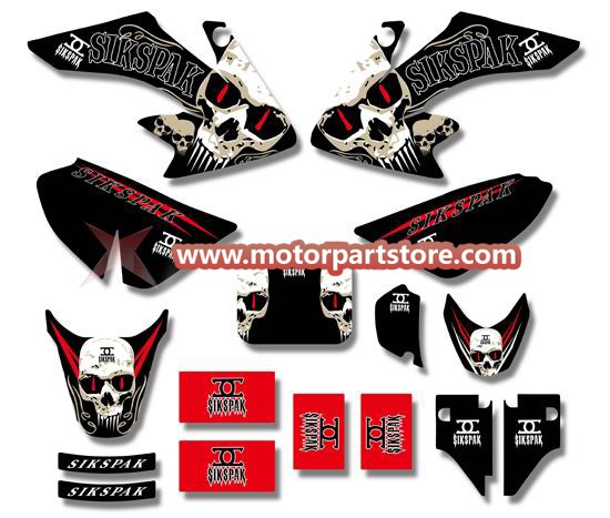 3M GRAPHICS STICKERS HONDA CRF50 CRF50F 2004-2012