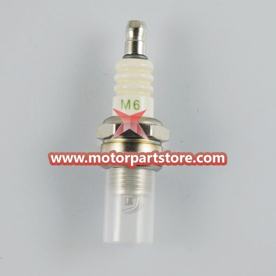 M6 spark plug fit the 2 stroke 47cc to 49cc