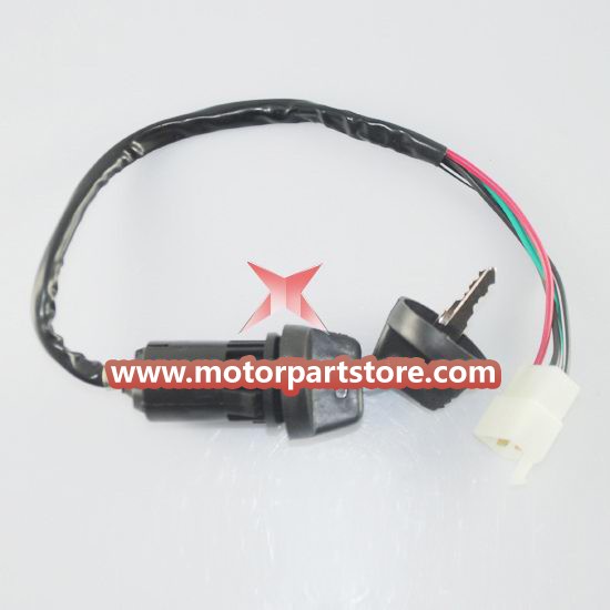 4 wire Key Ignition for ATV & Dirt Bike.