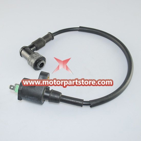 New Ignition Coil,90°Elbow Fit For Gy6 150 Atv