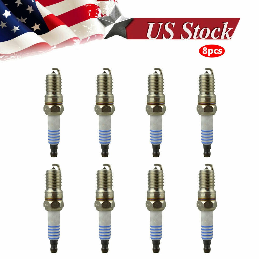 Sp-493 Spark Plug 8 Piece Kit For Chevy Gmc Ford Lincoln Cadillac New