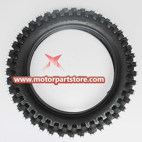 90/100-14 Rear Tire for 50cc-125cc Dirt Bike.