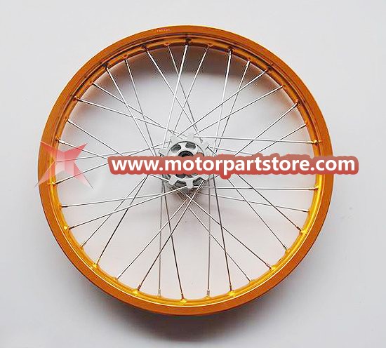 1.85 x 21 front alloy rim with hub