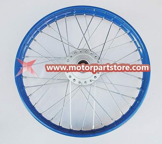 1.60 x 17 front steel rim with hub