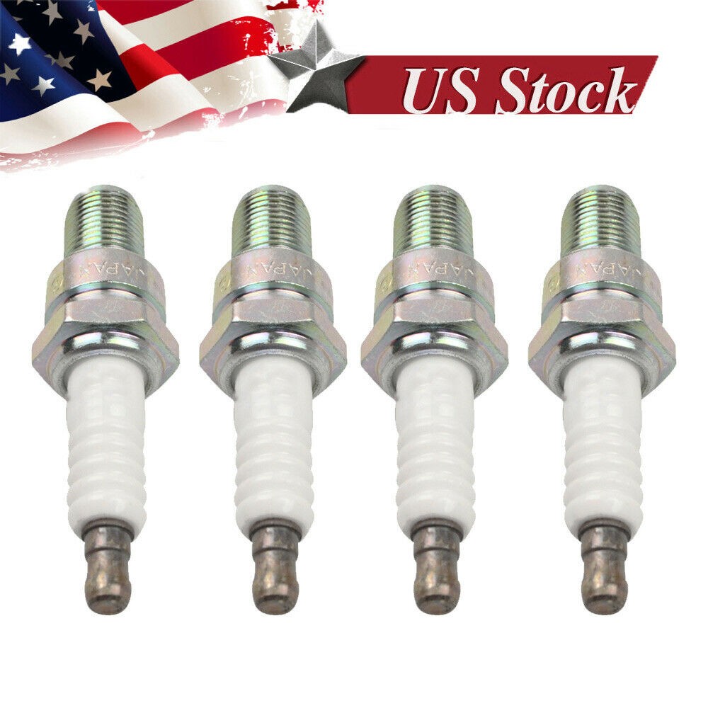 4 Spark Plug For HONDA GX120 GX160 GX200 GX240 GX270 GX340 98079-55846