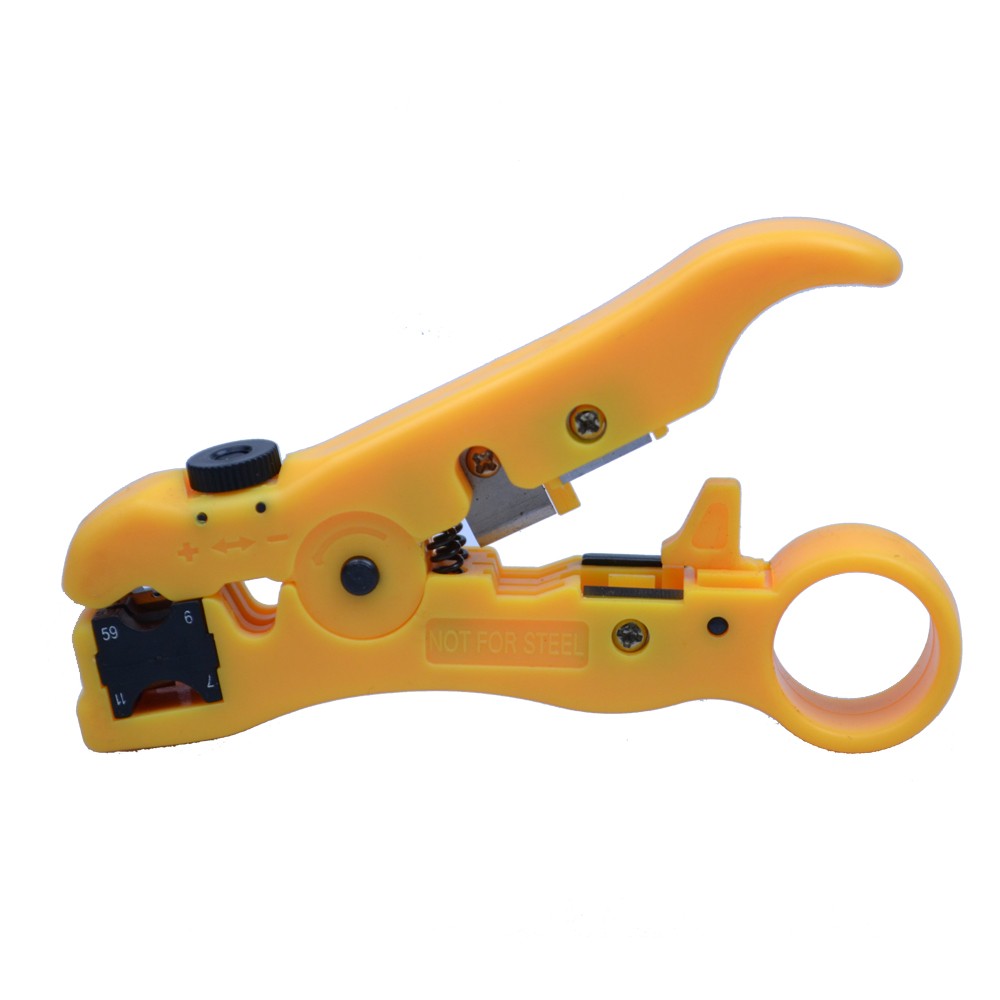 Rotary Coax Coaxial Cable Cutter Wire Stripper Stripping For RG6/RG59/RG7/RG11