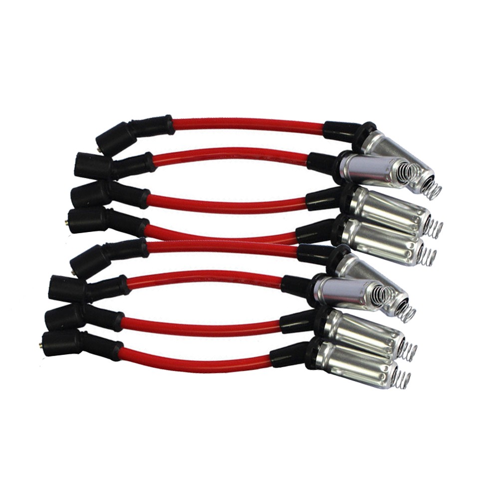 Red Plug Wires For CHEVY Silverado 1500-2500 99-06 LS1 VORTEC 4.8L 5.3L 6.0L