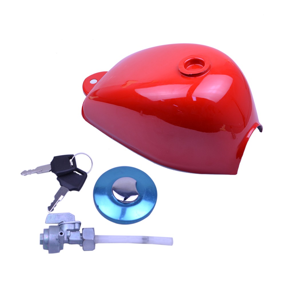 Fuel Gas Tank Cap Petcock FOR Honda Mini Trail Z50 Z50A Z50J Z50R Red color