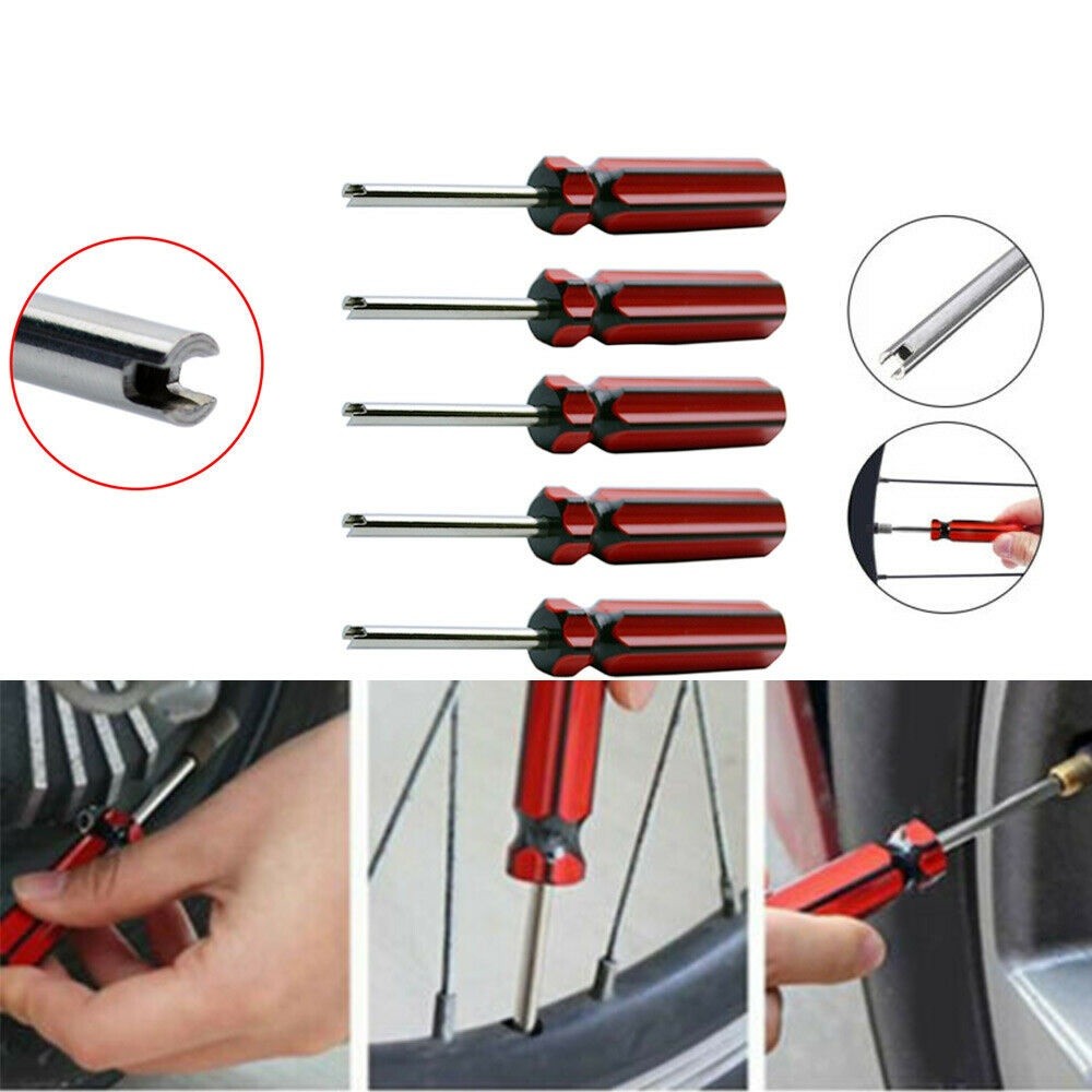 5x Car Auto Screwdriver Valve Stem Core Remover Tire Tube Installer Repair Tool