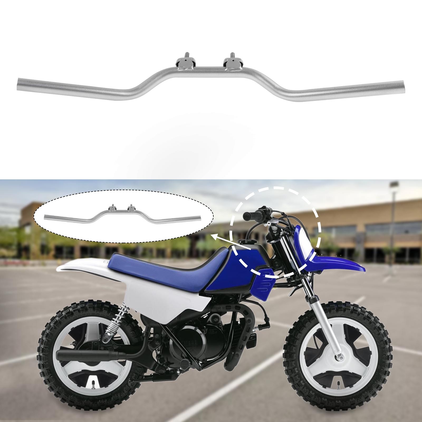 NEW Handlebar Handle Bar for Yamaha PW50 PY50 PW PY 50 Peewee 50 Bike