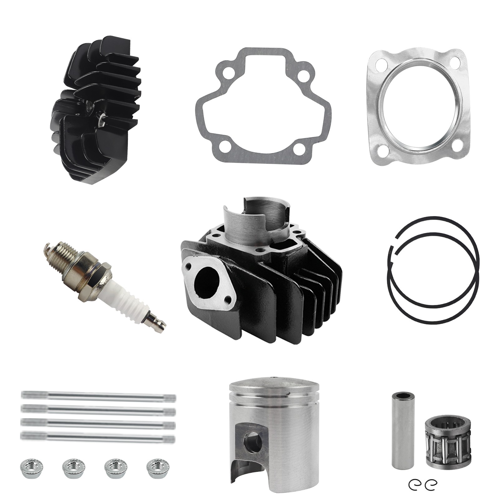 FOR Yamaha PW 50 Big Bore Kit Top End Set 60cc Piston Cylinder Rings 1981 - 2009