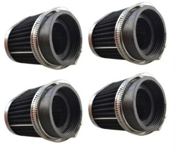 4x Oval Air Filter POD Filters For Honda CB 750 CB750 C F K 1979 1980 81 82 54mm