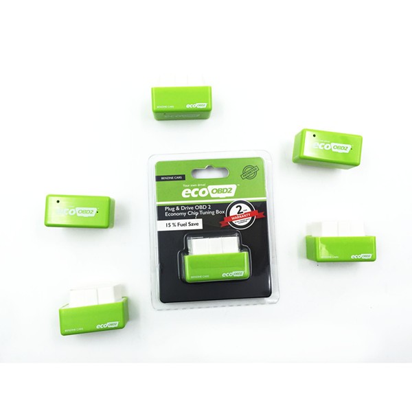 Plug and Drive EcoOBD2 Economy Chip Tuning Box for Benzine 15% Fuel Save
