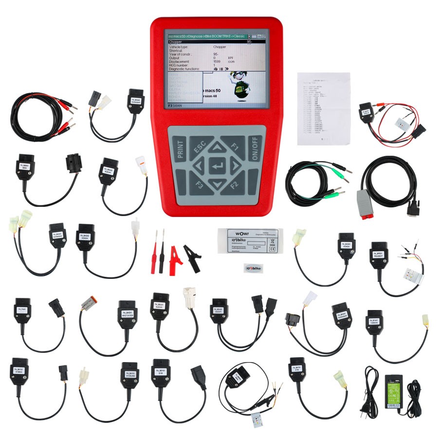 iQ4bike Diagnostics for Motorcycles Universal Motobike Scan Tool