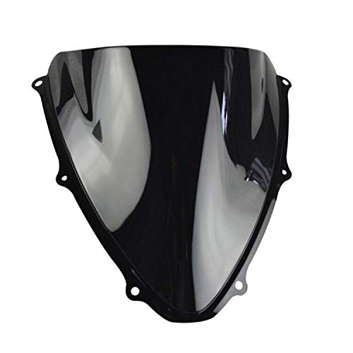 Windshield WindScreen Double Bubble For Suzuki GSXR 600/750 2006-2007 K6 black