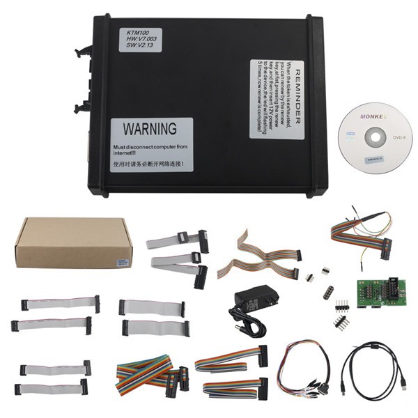 V2.13 FW V7.003 KTM100 KTAG ECU Programming Tool Master with Unlimited Token