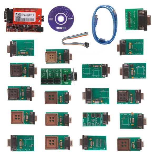 High Quality 1.3 UPA USB Programmer Full Adaptors With Nec Function 