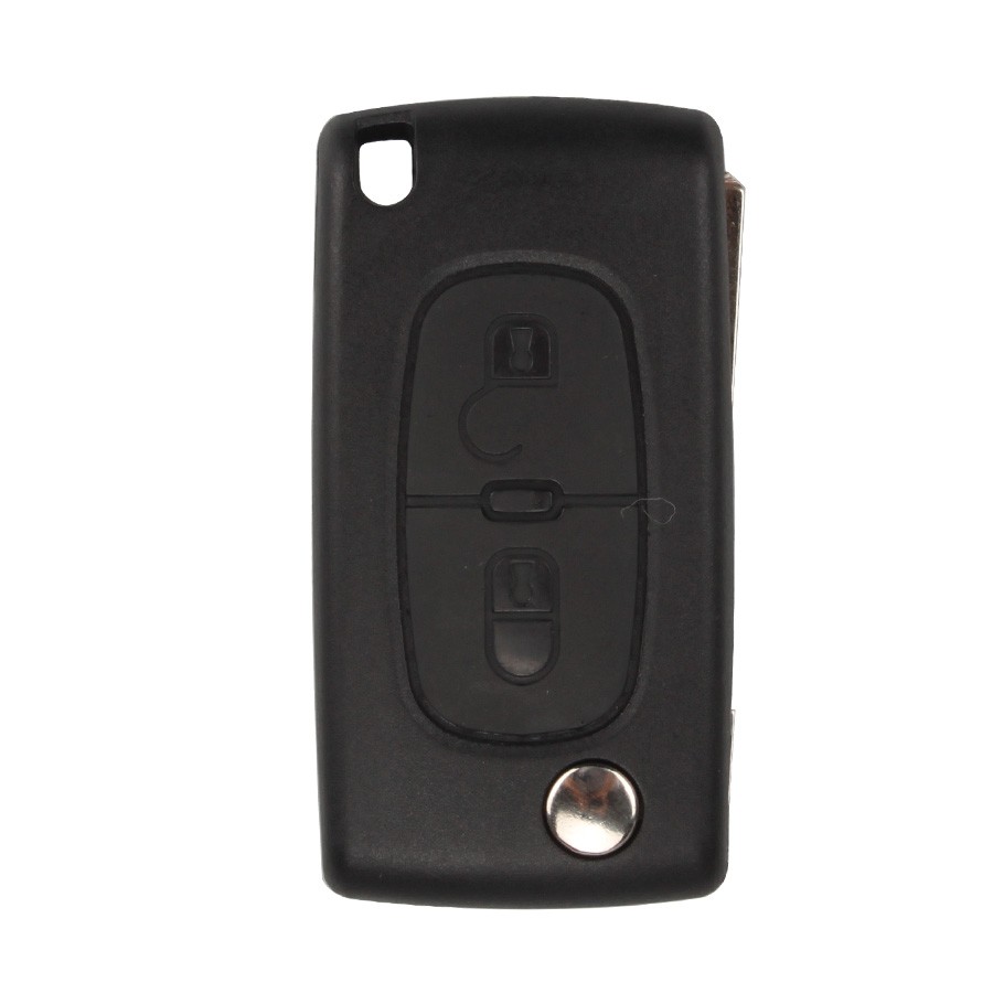 Remote Key Shell 2 Button (Without Battery Location) For Peugeot Flip
