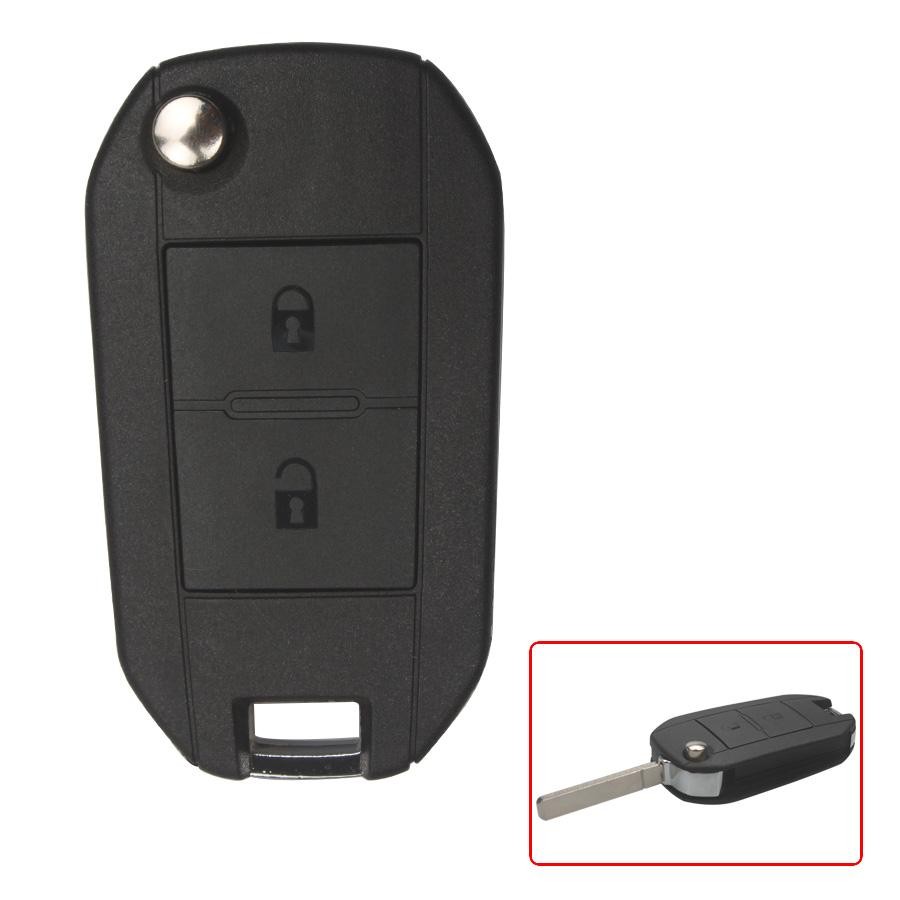 Remote Key Shell 2 Button VA2 For Peugeot Modified Flip
