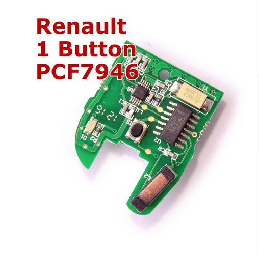 1 Button PCB Board (PCF7946) for Renault