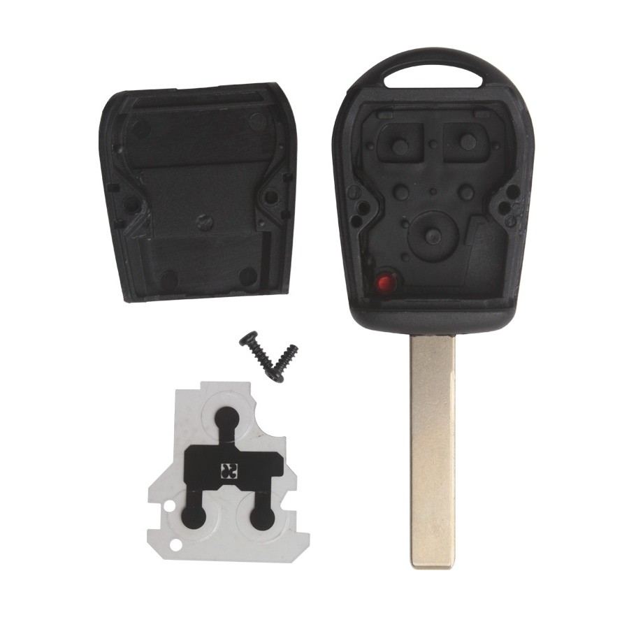 Transponder Key Shell 3-button 2 Track for BMW