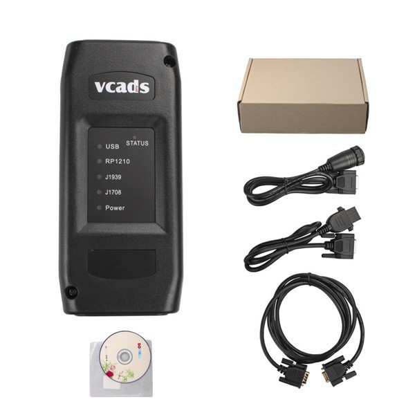 VCADS Pro 2.40 Truck Diagnostic Tool For Volvo 8 PIN 14 PIN