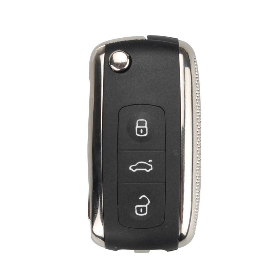 Modified Flip Remote Key Shell 3 Button for VW Seat