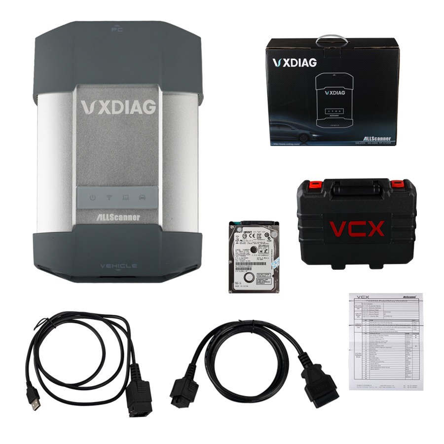 VXDIAG MULTI Diagnostic Tool For Porsche PIWS2 Tester II V16.8 & LAND ROVER JLR V139 Software With HDD WIFI Version