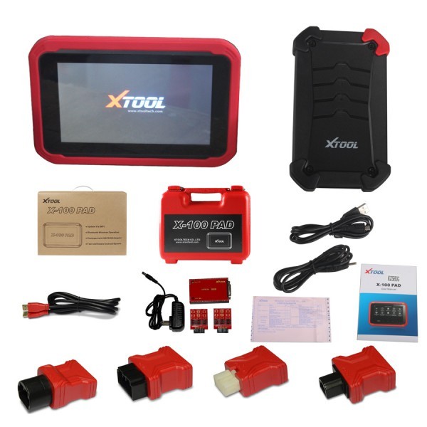 XTOOL X-100 PAD Tablet Key Programmer with EEPROM Adapter Support Special Functions Free Shipping 