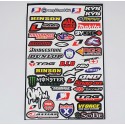 Racing Sticker Pack / Sheet / Kit Decals