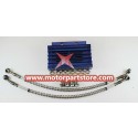 The dirt bik radiator fit for the 110 to 150cc