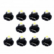 10X White T4.2 Neo Wedge LED Cluster Instrument Dash Climate Base Light Bulbs