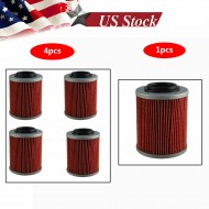 4Pcs Oil Filter For Can-Am Renegade Outlander Maverick Commander 420256188