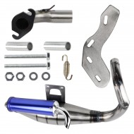 FOR HONDA DIO ELITE SYM 50 SCOOTER PERF RACING EXHAUST W/ EXPANSION CHAMBER