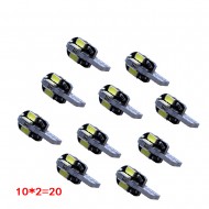 T10 Canbus Error Free Wedge 8-SMD White 5730 Led light w5w 2825 158 192 168 194
