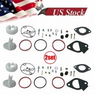 2Set Fits B & S Carburetor Kit Master Overhaul Nikki Carbs 796184 698787