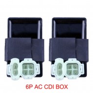 2Moped Scooter 6Pin AC Ignition CDI Box GY6 50 125 150 cc ATV Go Kart Motorcycle